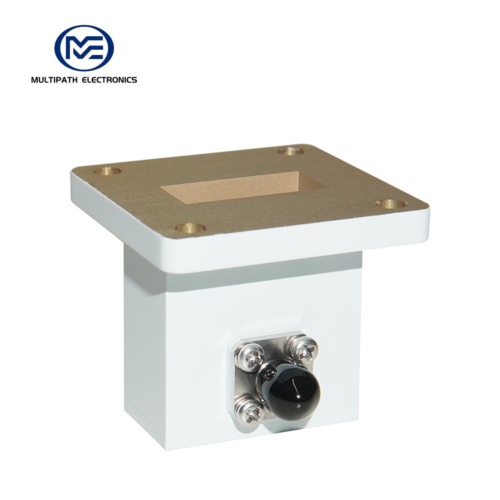 WR90, SMA Female, Orthogonal Waveguide to Coax Adapter, 8.2–12.5 GHz