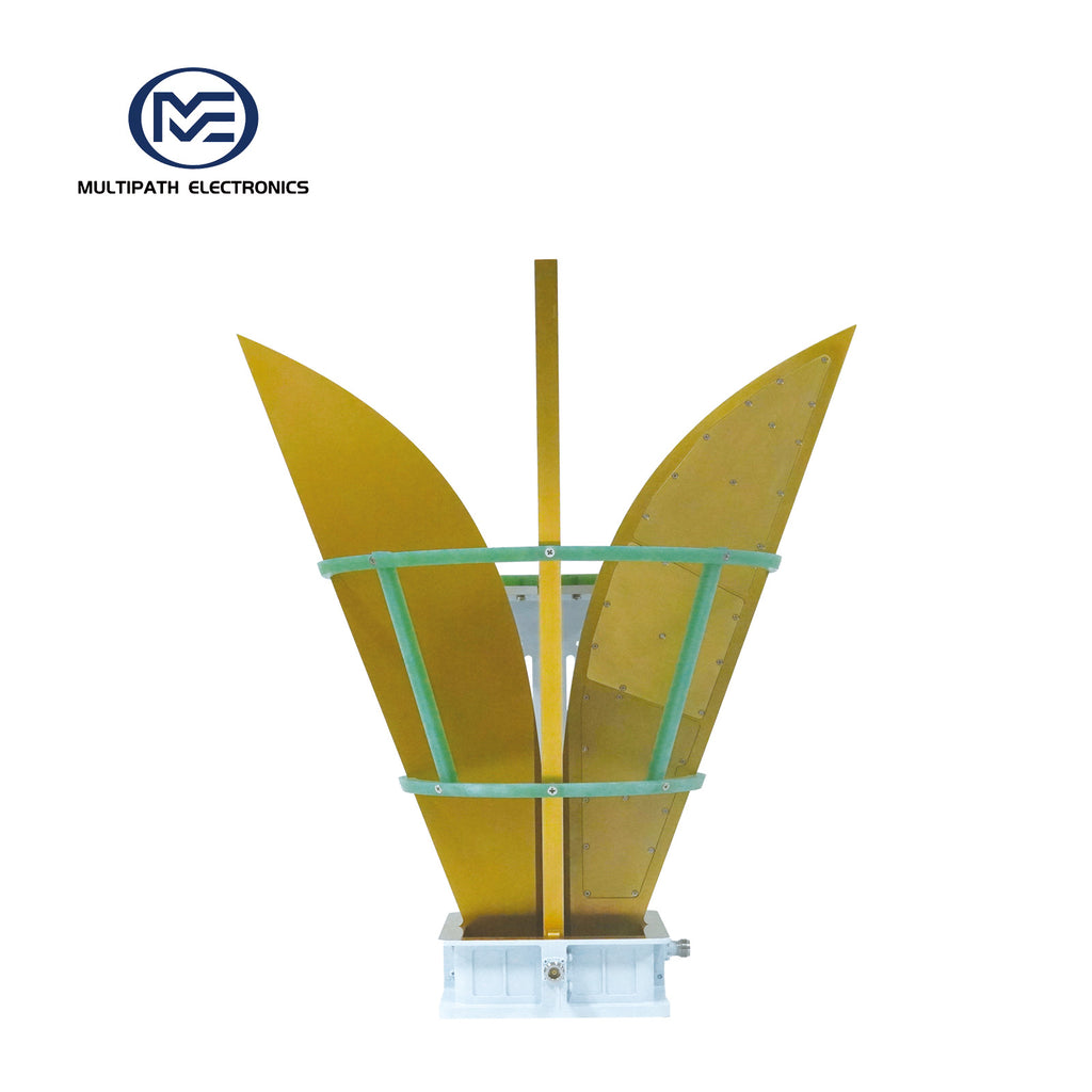 Broadband Horn Antenna, Dual Polarized, 0.35 GHz to 2 GHz, 10 dBi, N Female