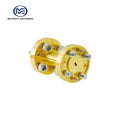 WR8-Hohlleiter-Geradstück, 92.2-140.0 GHz, UG-387/U-M, Goldbeschichtung