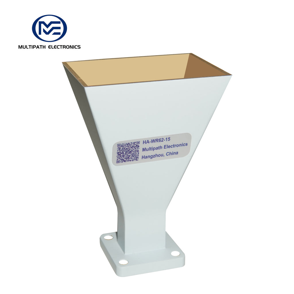WR62 Standard-Hornantenne, 11,9–18,0 GHz, 10–20 dBi Nenngewinn, SMA-F