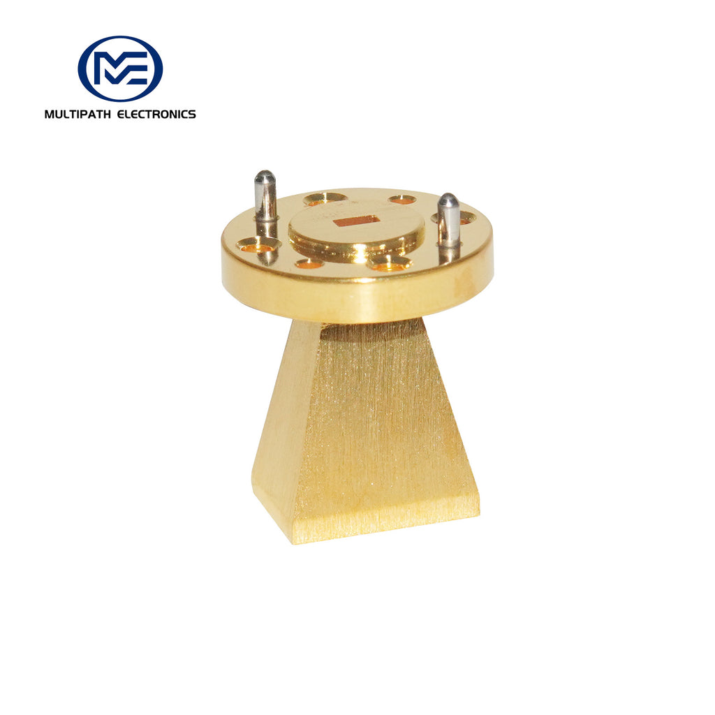 Antenne cornet à gain standard WR12, 60,5-91,9 GHz, gain nominal de 10-20 dBi, 1.0-F