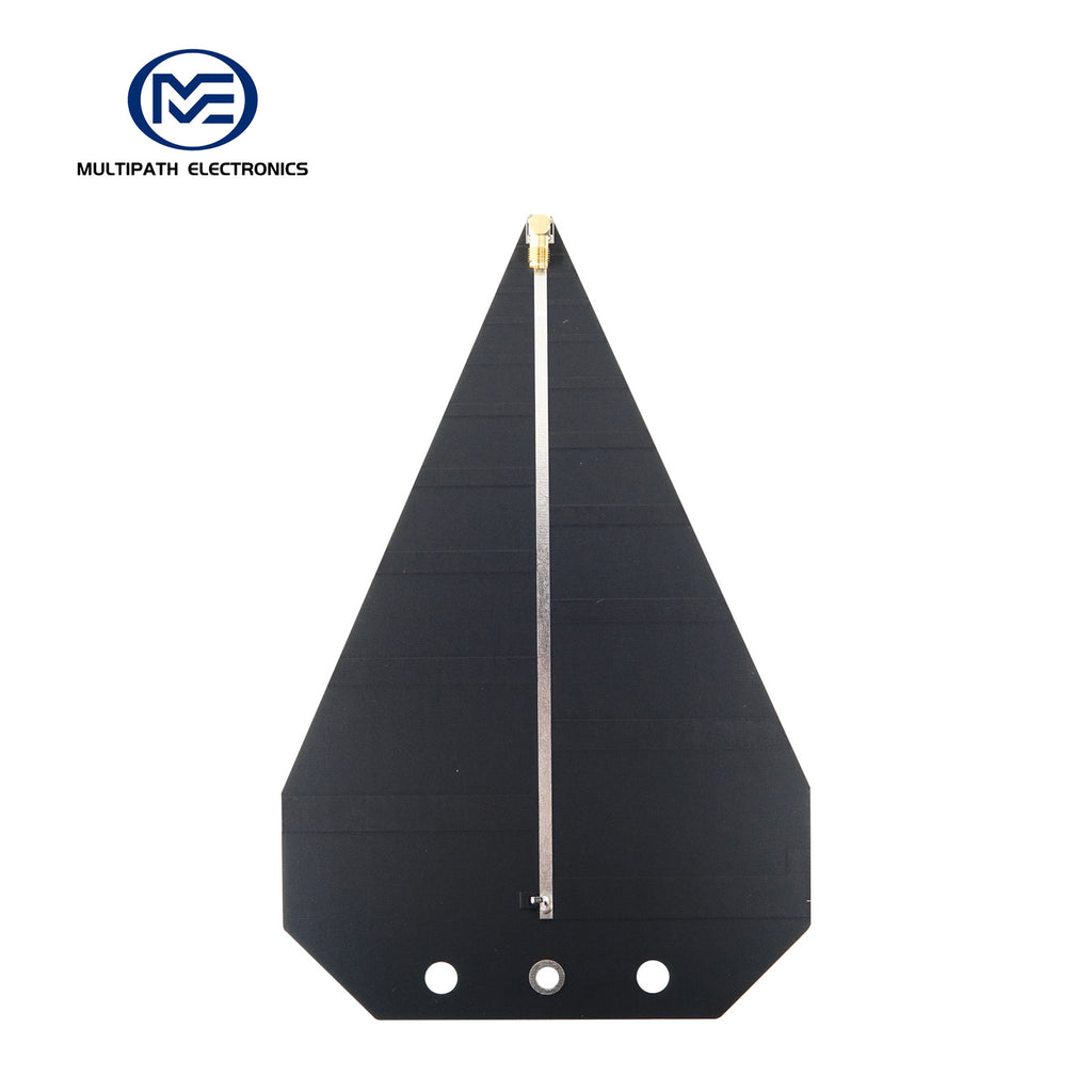 50 MHz to 10 GHz Ultra-Wideband 7 dBi Gain Log-periodic Antenna, UWB, SMA female