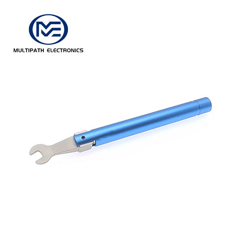 Brass SSMA bending torque wrench with a torque of 0.56N·m and an opening of 6.4m