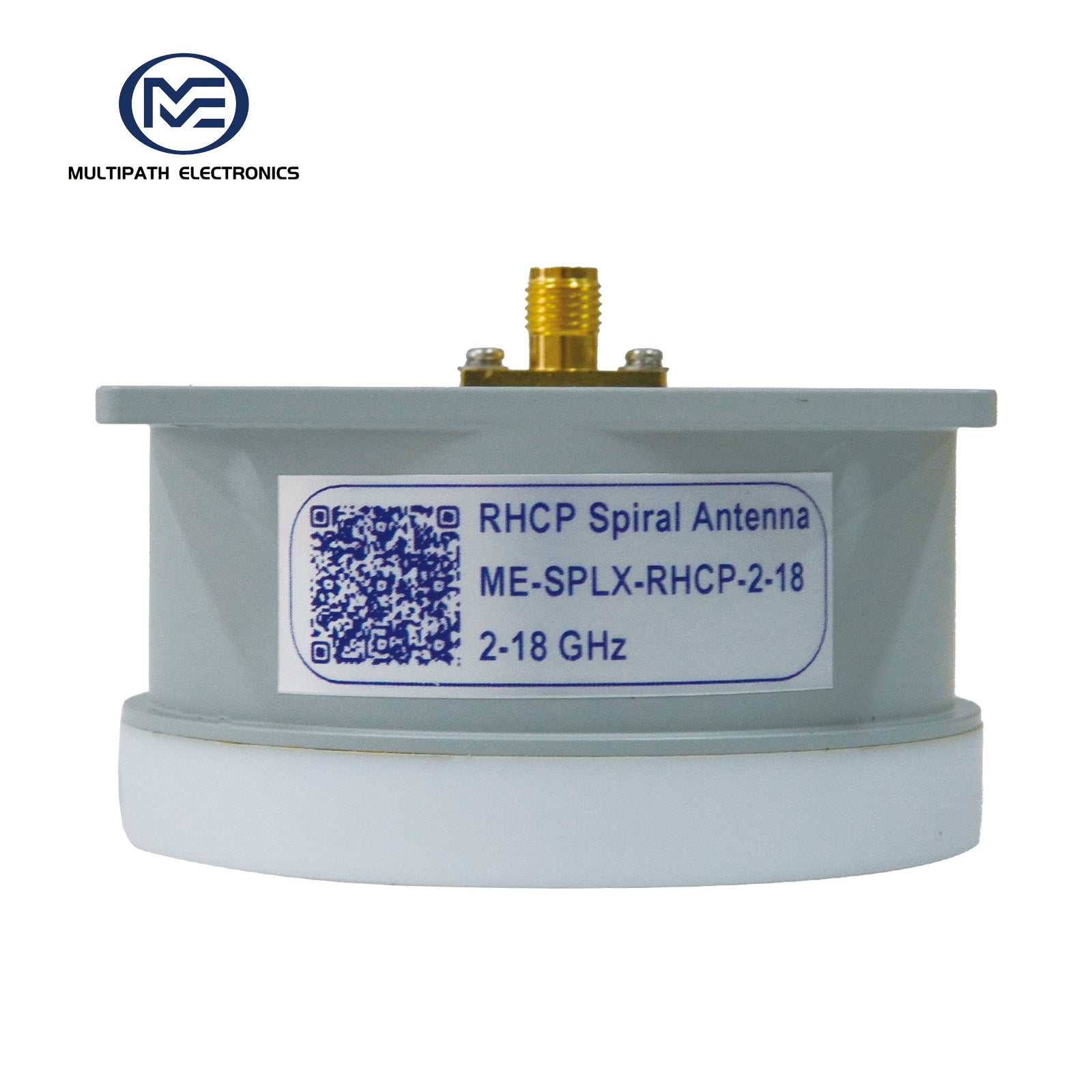 Right-hand Circularly Polarized Antenna, 2-18 GHz