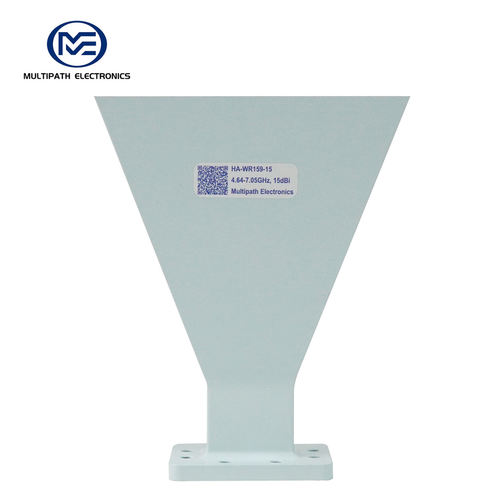 WR159 Standard Gain Horn Antenna, 4.64-7.05 GHz, 10–20 dBi Nominal Gain, SMA-F
