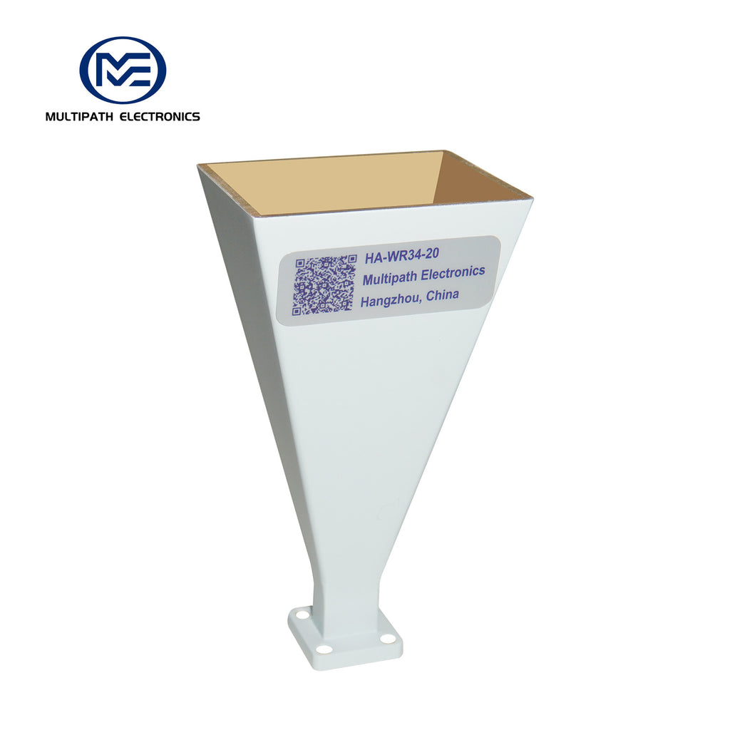 WR34 Standard Gain Horn Antenna, 21.7-33.0 GHz, 10–20 dBi Nominal Gain, 2.4-F