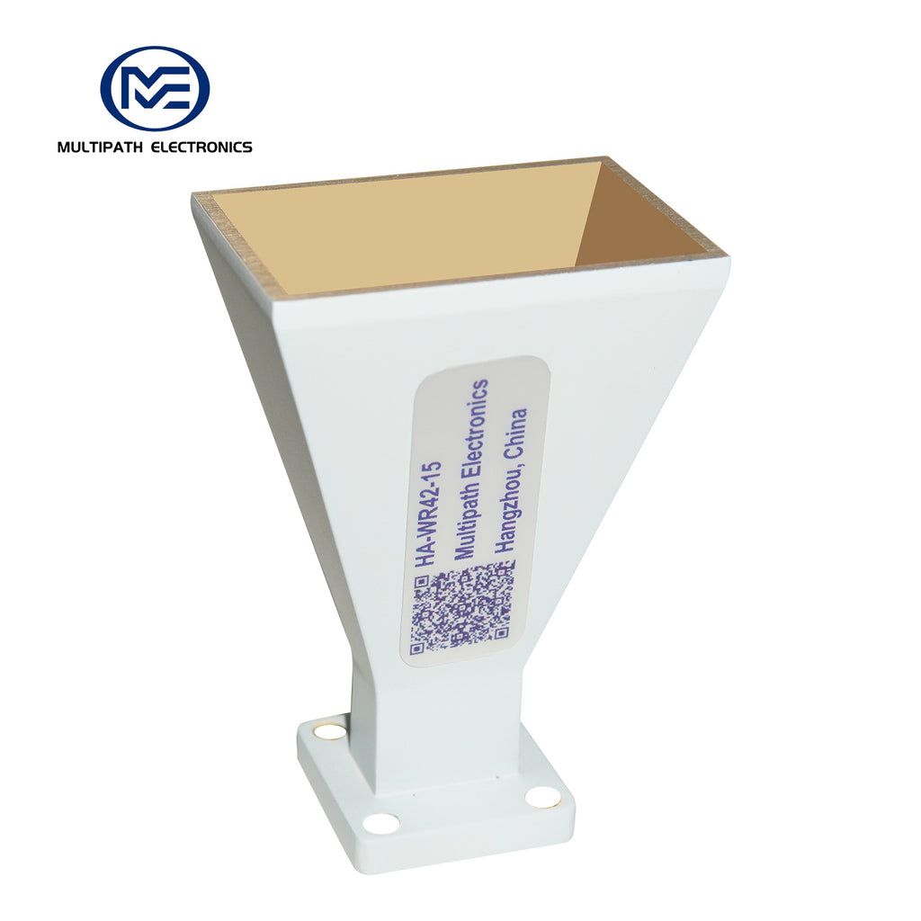 WR42 Standard Gain Horn Antenna, 17.6-26.7 GHz, 10–20 dBi Nominal Gain, 2.4-F