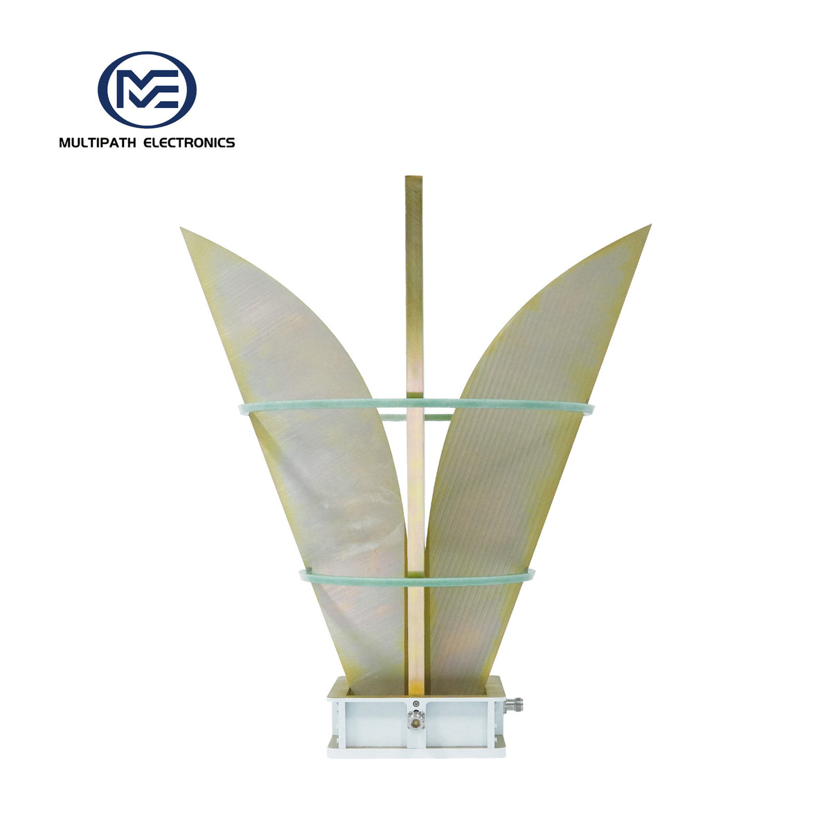Broadband Horn Antenna, Dual Polarized, 0.35 GHz to 2 GHz, 10 dBi, N Female