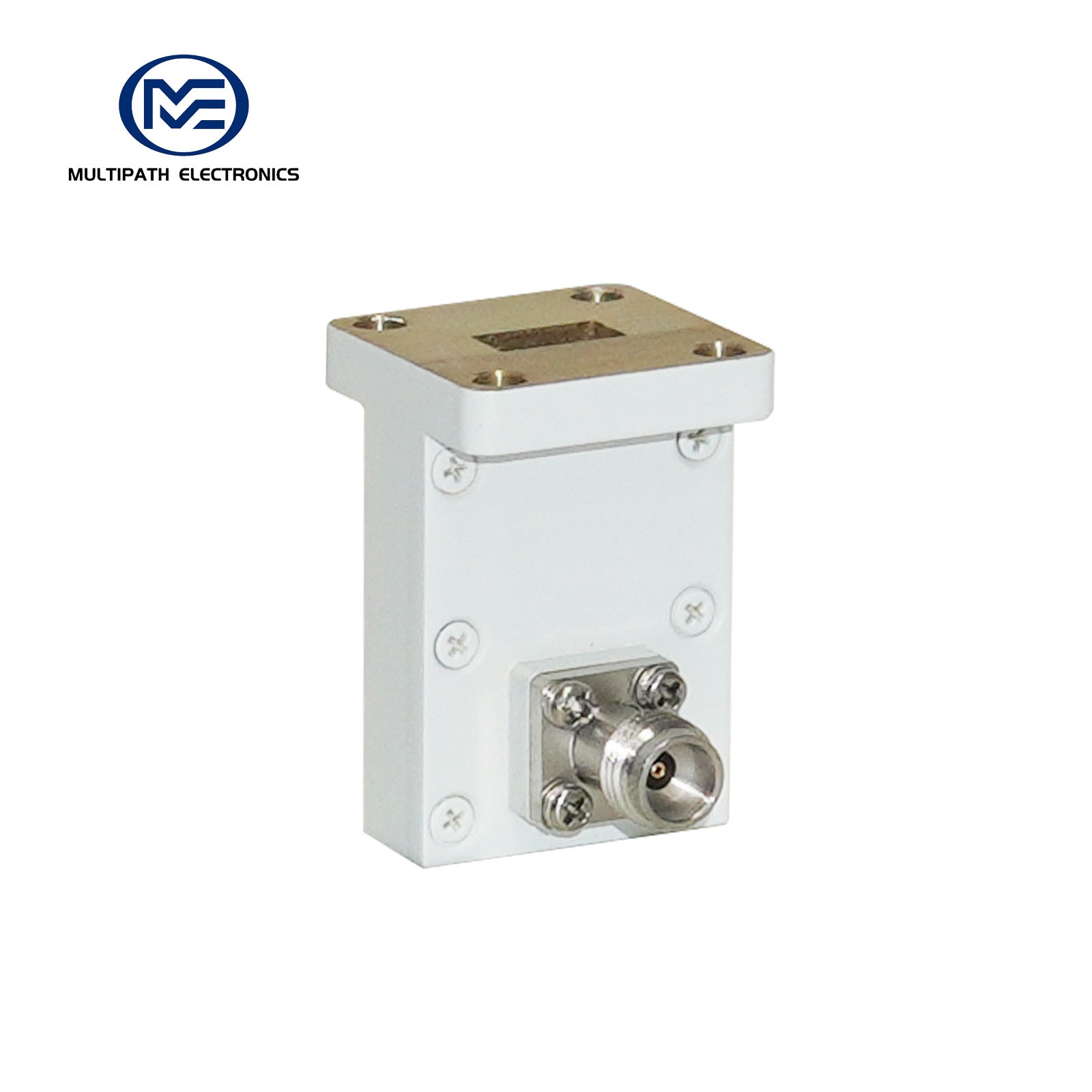 WR34, 2.4 Female, Orthogonal Waveguide to Coax Adapter, 21.7–33.0 GHz