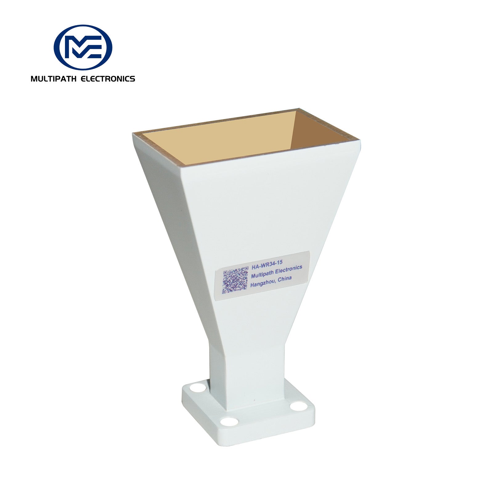 WR34 Standard Gain Horn Antenna, 21.7-33.0 GHz, 10–20 dBi Nominal Gain, 2.4-F