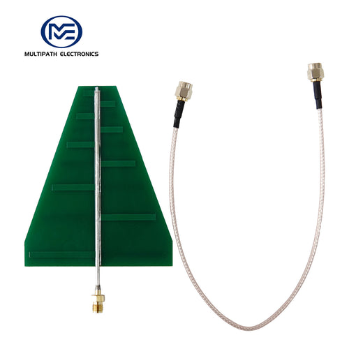 50 MHz-6.5 GHz Ultra-Wideband 5 dBi Gain Log-periodic Antenna, UWB, SMA female