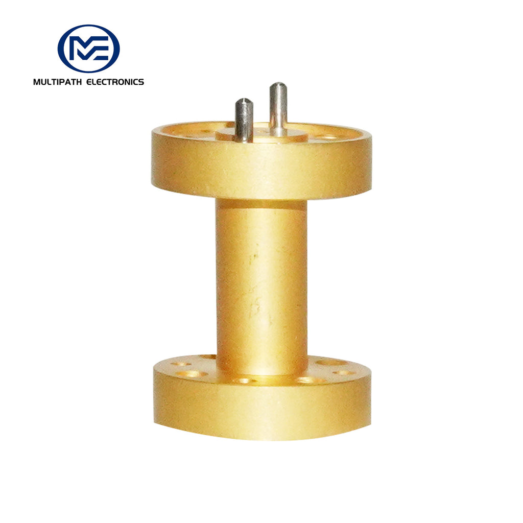 WR3 Waveguide Straight Section, 217-330 GHz, UG-387/U-M, Gold plating