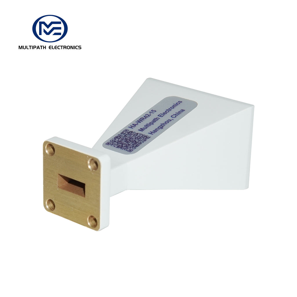 WR42 Standard Gain Horn Antenna, 17.6-26.7 GHz, 10–20 dBi Nominal Gain, 2.4-F