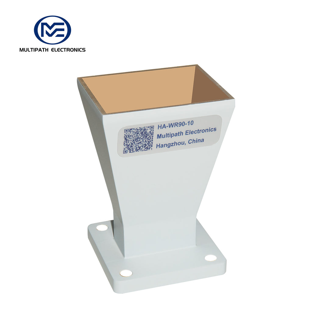 WR90 Standard Gain Horn Antenna, 8.2-12.5 GHz, 10–20 dBi Nominal Gain, SMA-F