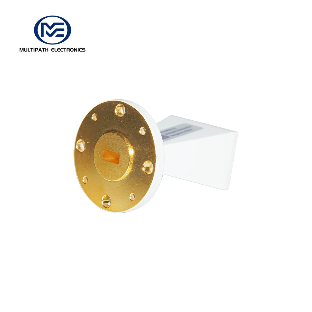 WR22 Standard Gain Horn Antenna, 32.9-50.1 GHz, 10–20 dBi Nominal Gain, 2.4-F