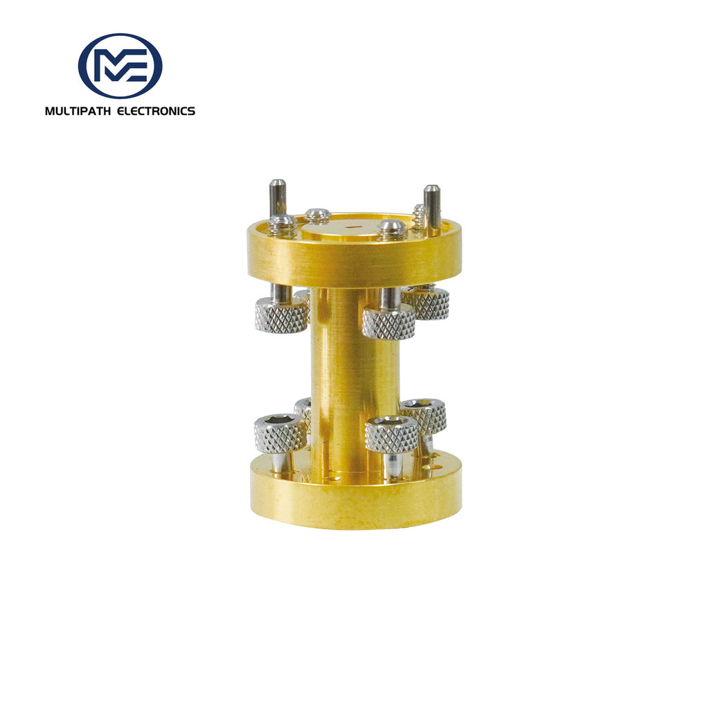 WR7 Waveguide Straight Section, 113-173 GHz, UG-387/U-M, Gold plating