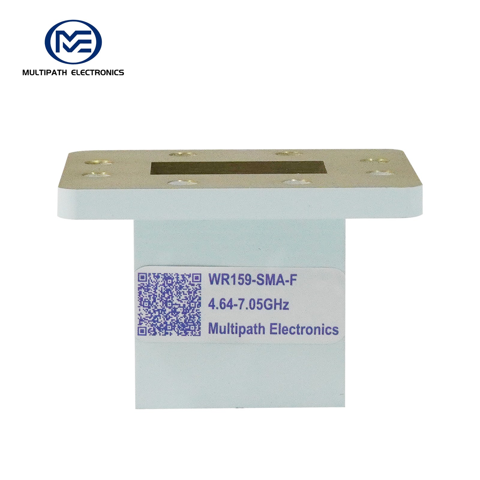 WR159, SMA-Buchse, orthogonaler Wellenleiter-Koaxialadapter, 4,64–7,05 GHz