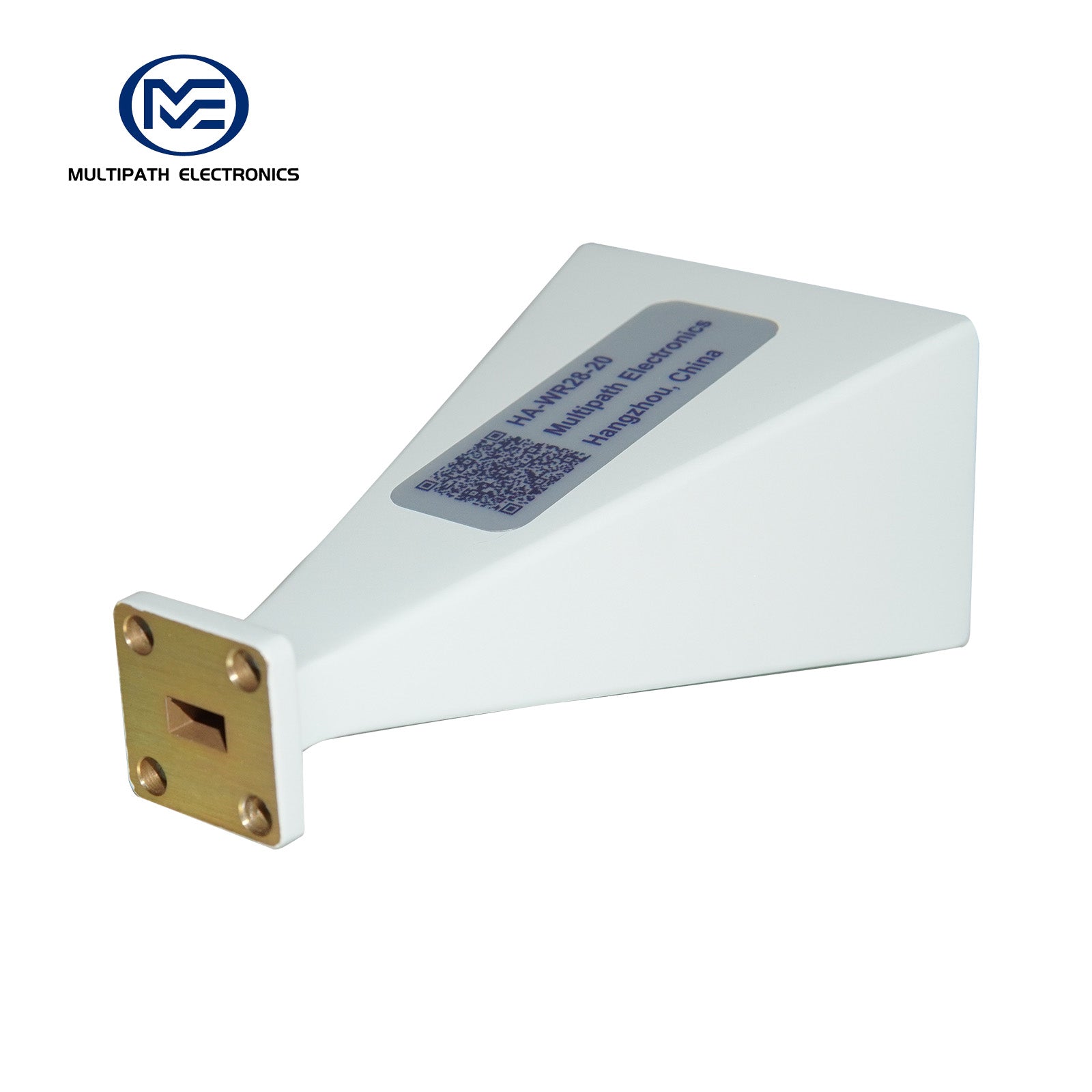 WR28 Antenne cornet à gain standard, 26,5-40,0 GHz, gain nominal de 10-20 dBi, 2,4-F