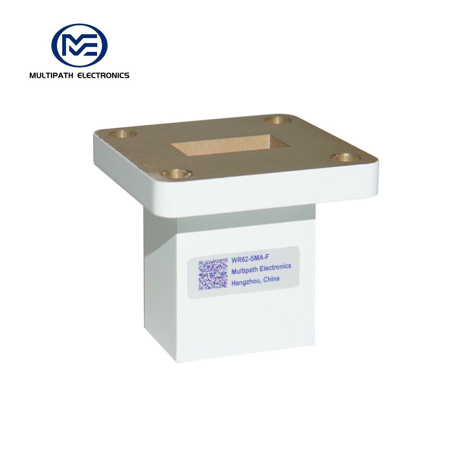 WR62, SMA Female, Orthogonal Waveguide to Coax Adapter, 11.9–18.0 GHz