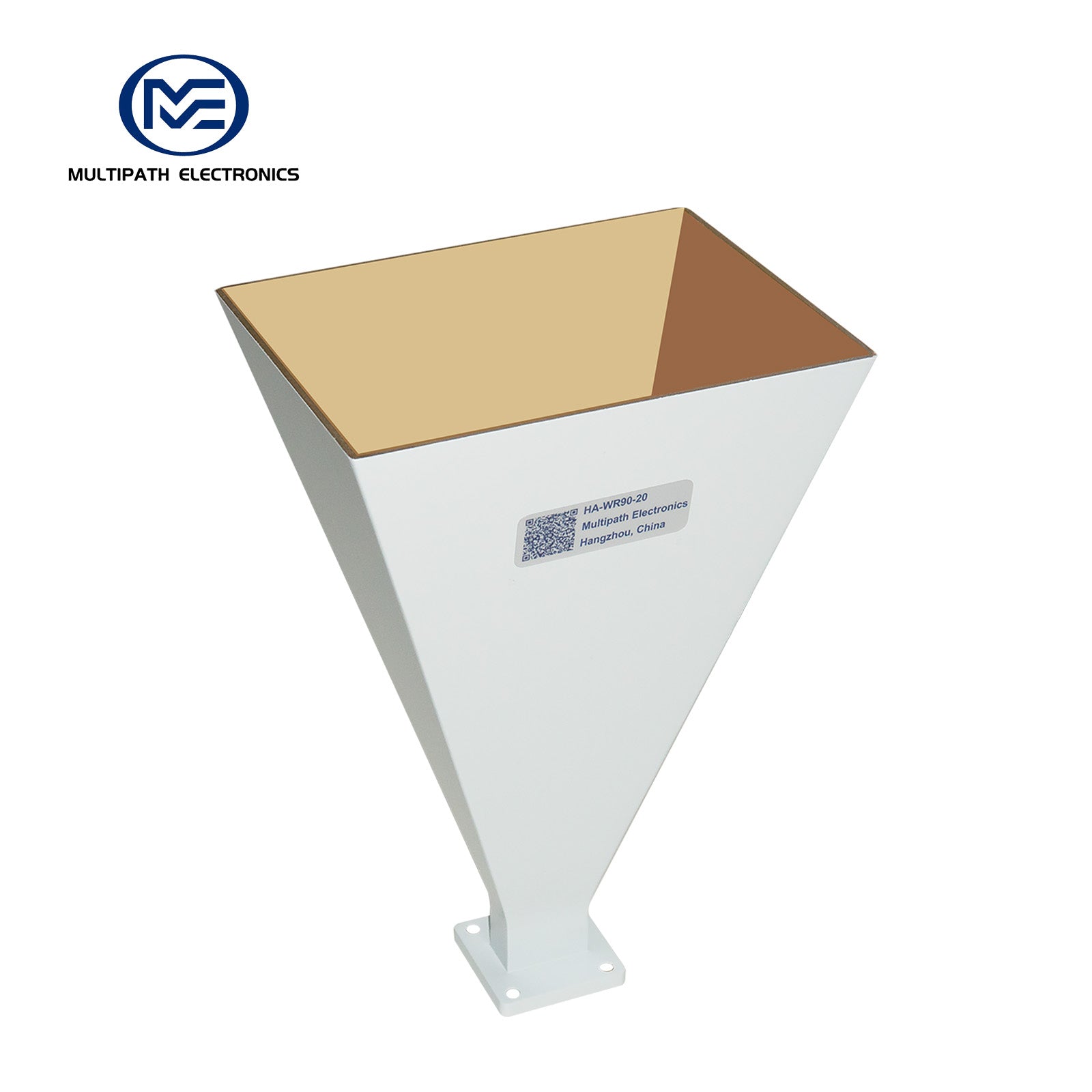 WR90 Standard Gain Horn Antenna, 8.2-12.5 GHz, 10–20 dBi Nominal Gain, SMA-F