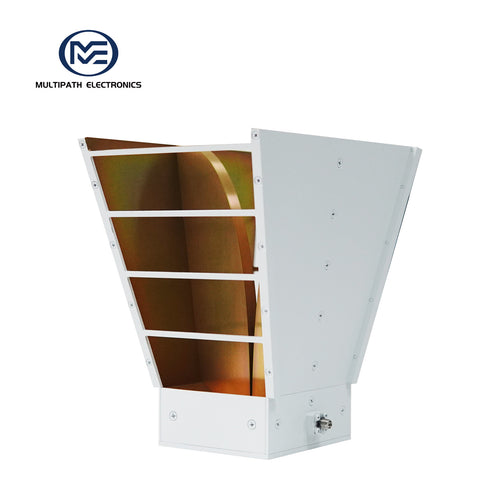 Broadband Horn Antenna, Single Polarized, 1 GHz to 18 GHz, 10 dBi, SMA Female