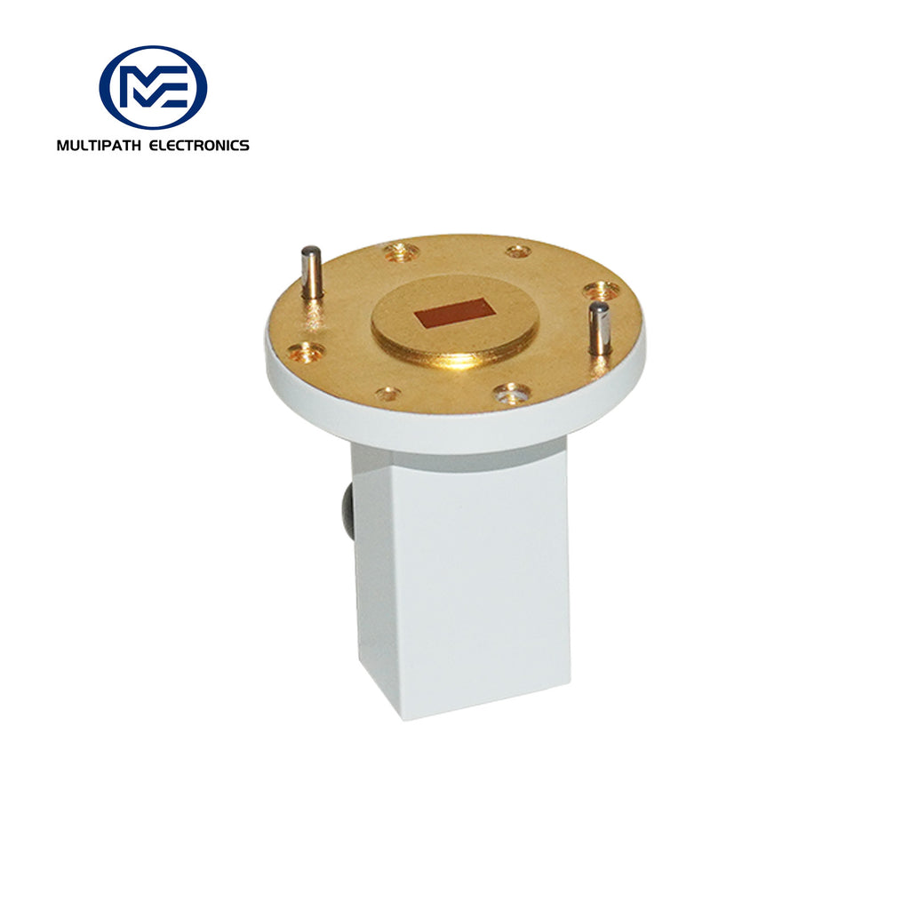 WR22, 2.4 mm Buchse, Orthogonaler Hohlleiter-Koaxialadapter, 32.9–50.1 GHz