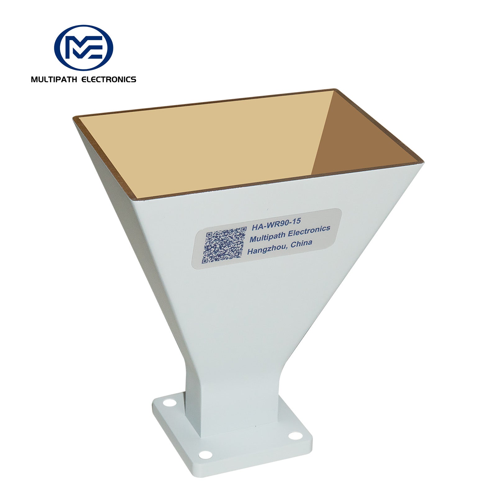 WR90 Standard Gain Horn Antenna, 8.2-12.5 GHz, 10–20 dBi Nominal Gain, SMA-F