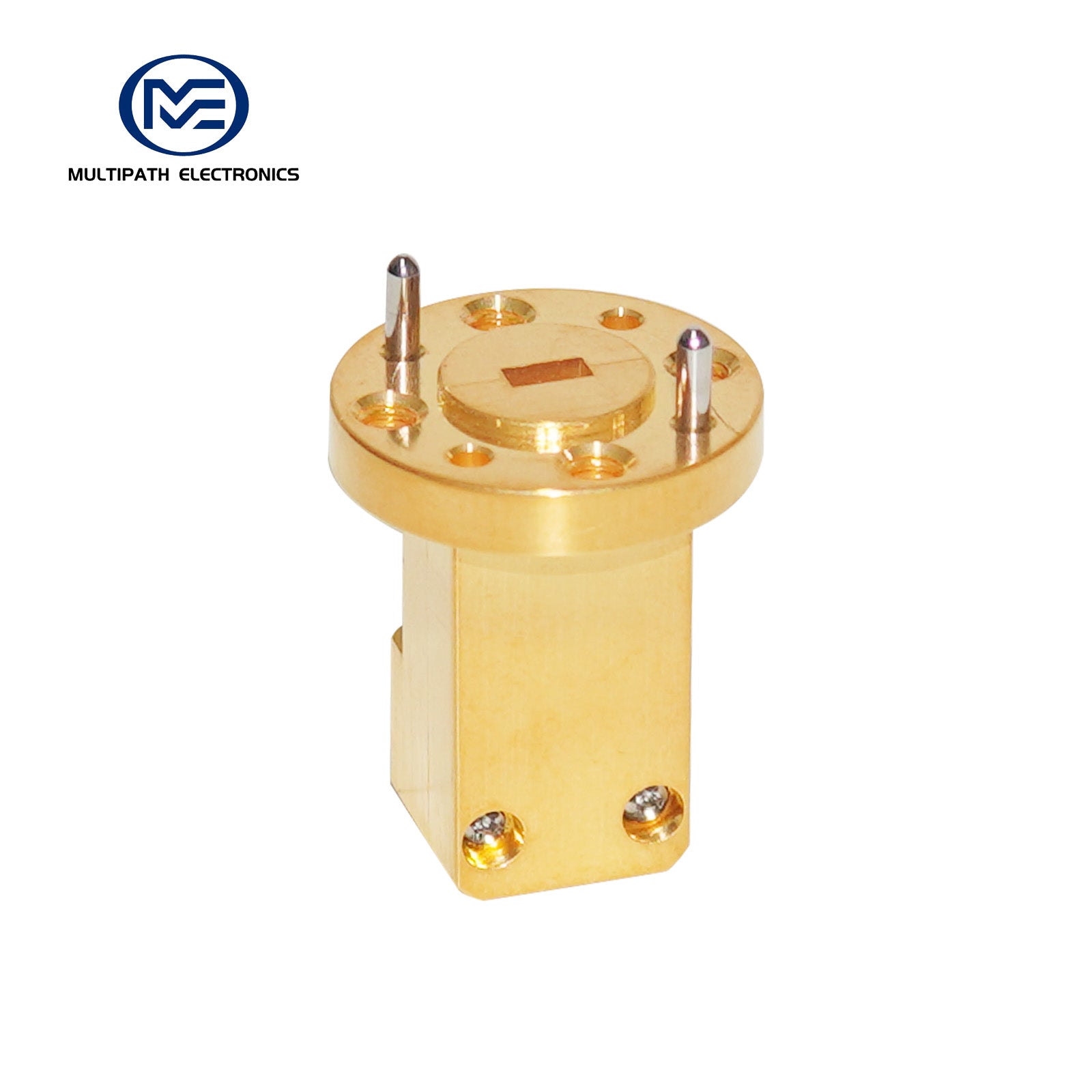 WR10, 1.0 Female, rechtwinkliger Hohlleiter-Koaxialadapter, 73,8-112,0 GHz