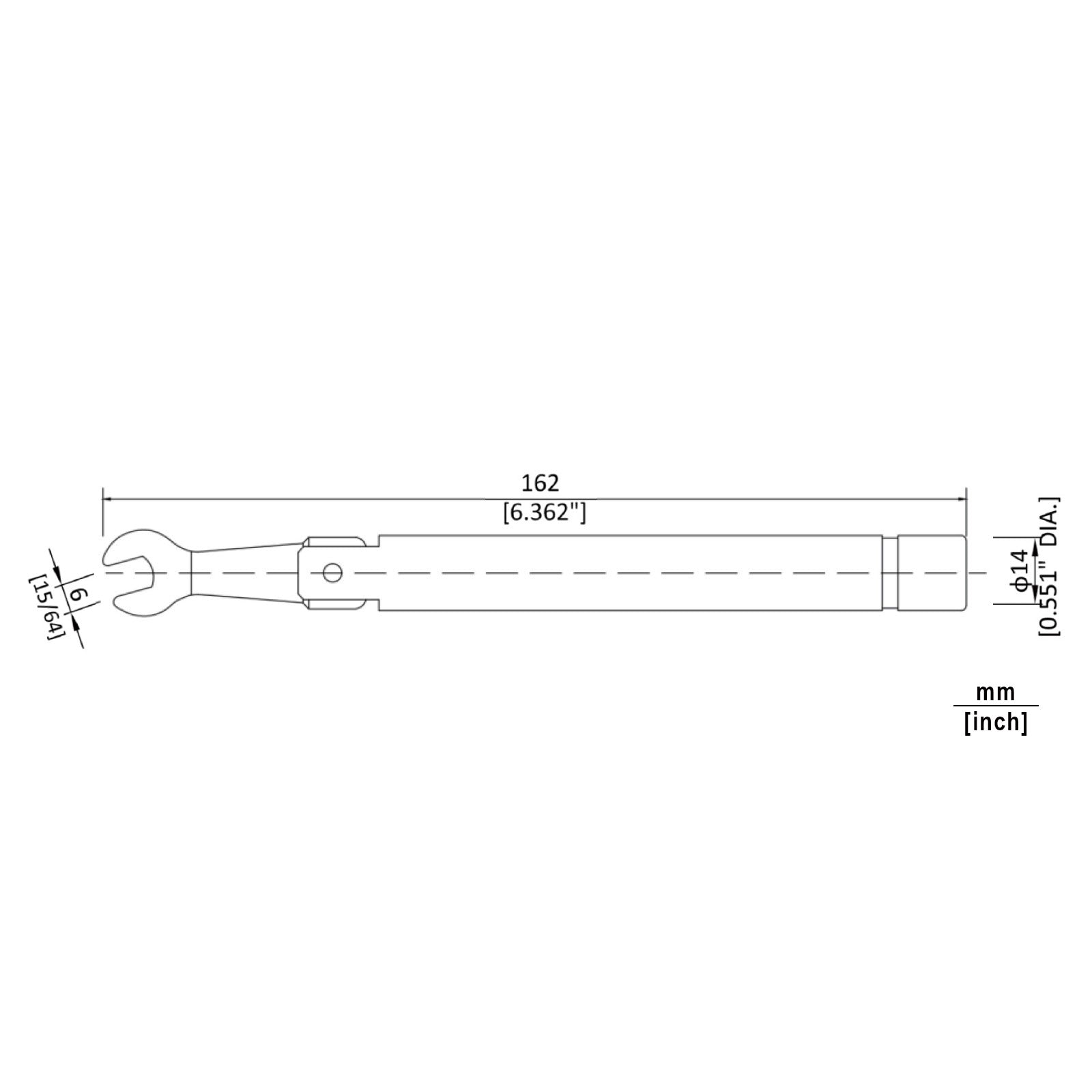 Stainless steel SMA/1.85mm/2.4mm/2.92mm/3.5mm bending torque wrench