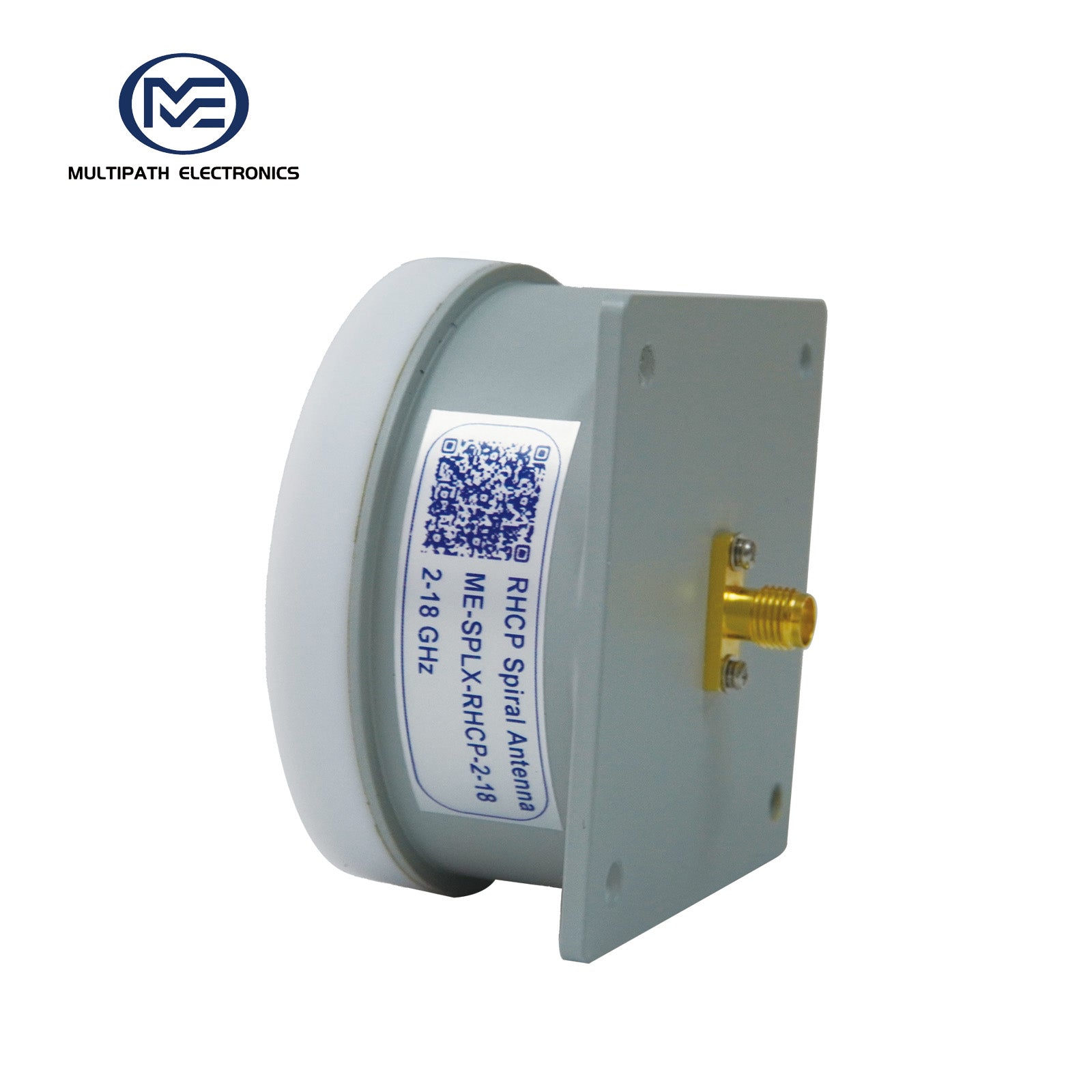Right-hand Circularly Polarized Antenna, 2-18 GHz