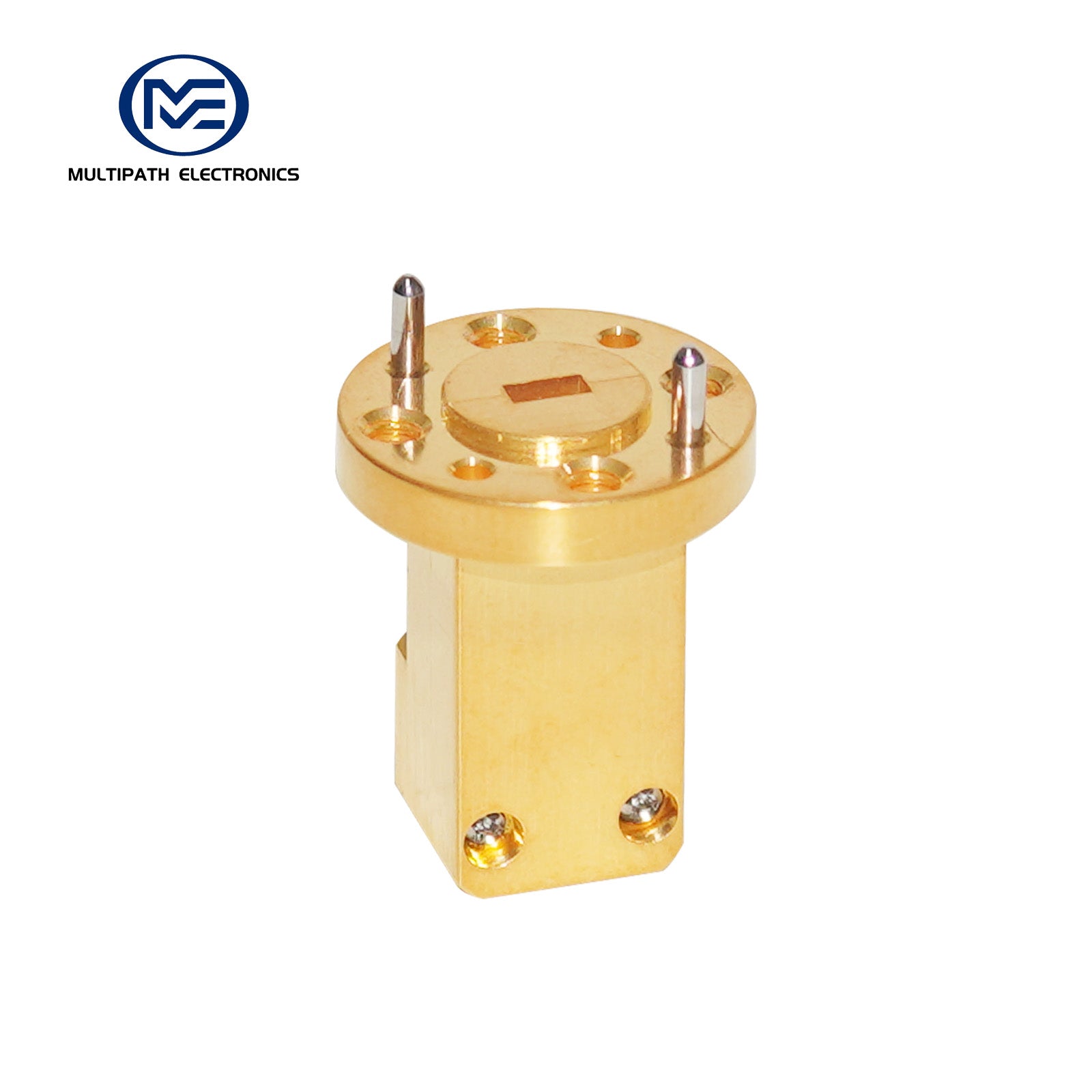 WR15, 1.0 Female, Orthogonal-Hohlleiter-Koaxialadapter, 49.8-75.8 GHz