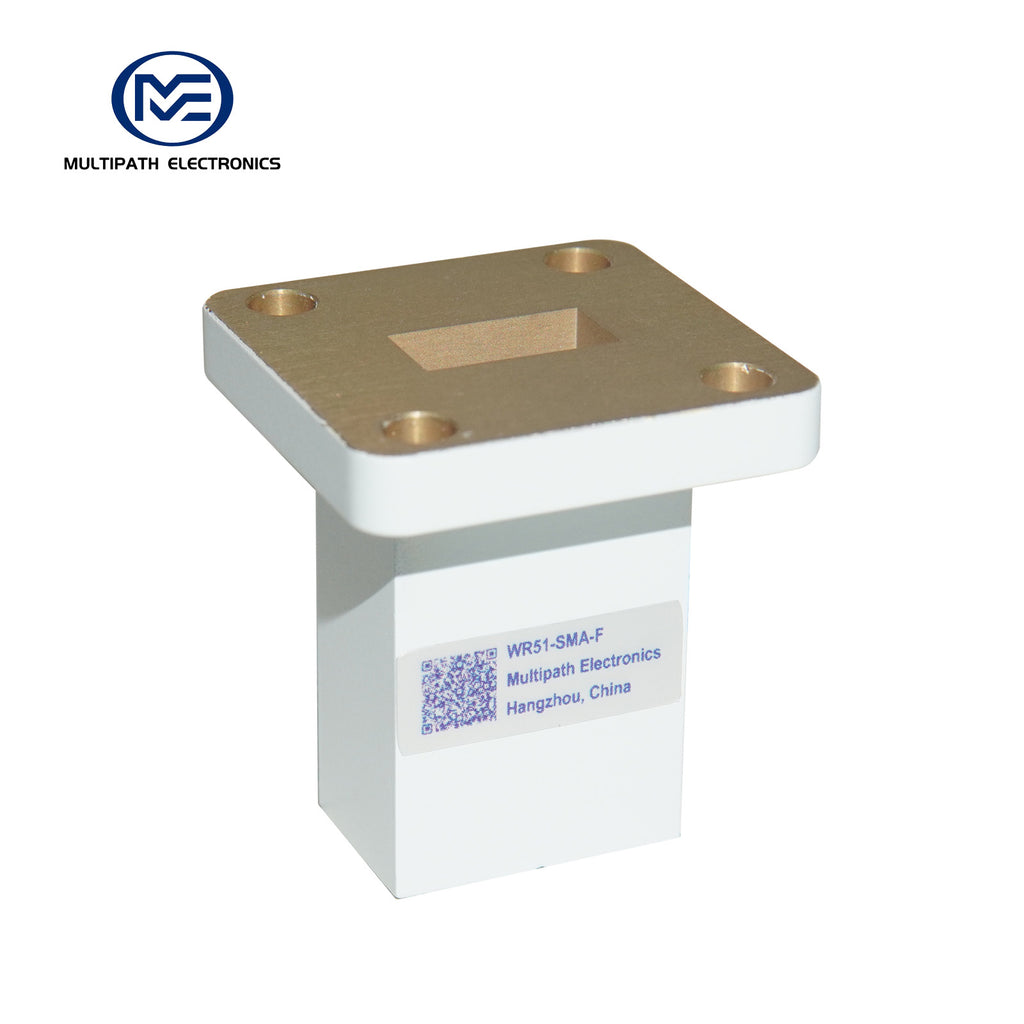 WR51, SMA Female, Orthogonal Waveguide to Coax Adapter, 14.5–22.0 GHz