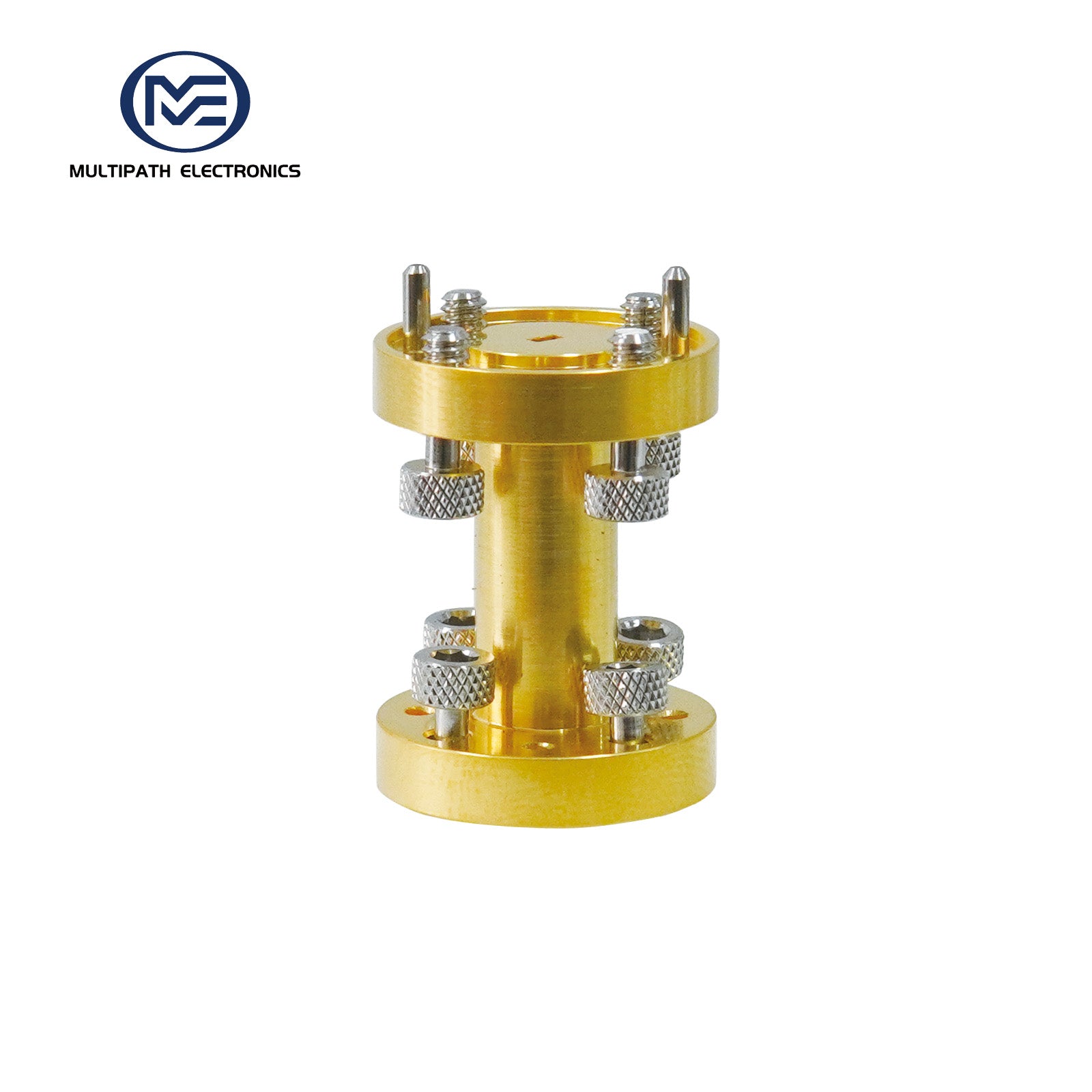WR8-Hohlleiter-Geradstück, 92.2-140.0 GHz, UG-387/U-M, Goldbeschichtung