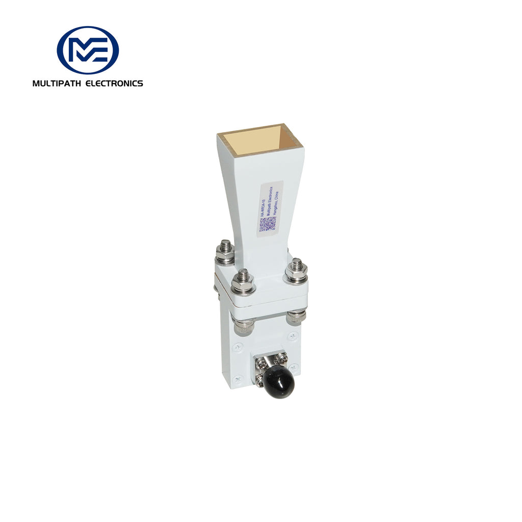 WR34 Standard Gain Horn Antenna with Waveguide-to-Coaxial Adapter, 21.7-33.0 GHz, 10–20 dBi Nominal Gain, 2.4-F