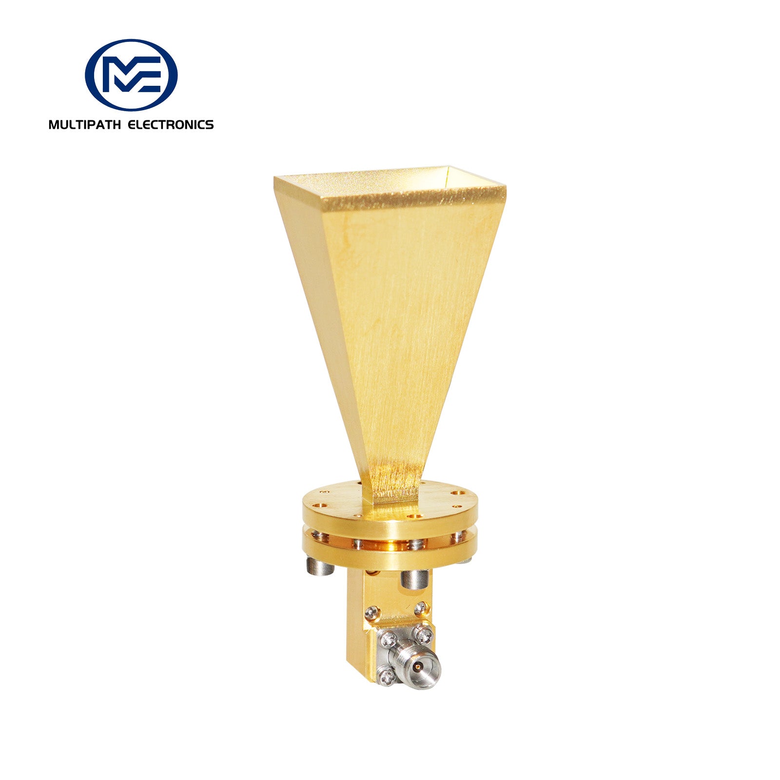 WR19 Standard-Hornantenne mit Hohlleiter-Koaxialadapter, 39,2–59,6 GHz, 10–20 dBi Nenngewinn, 1.85-F
