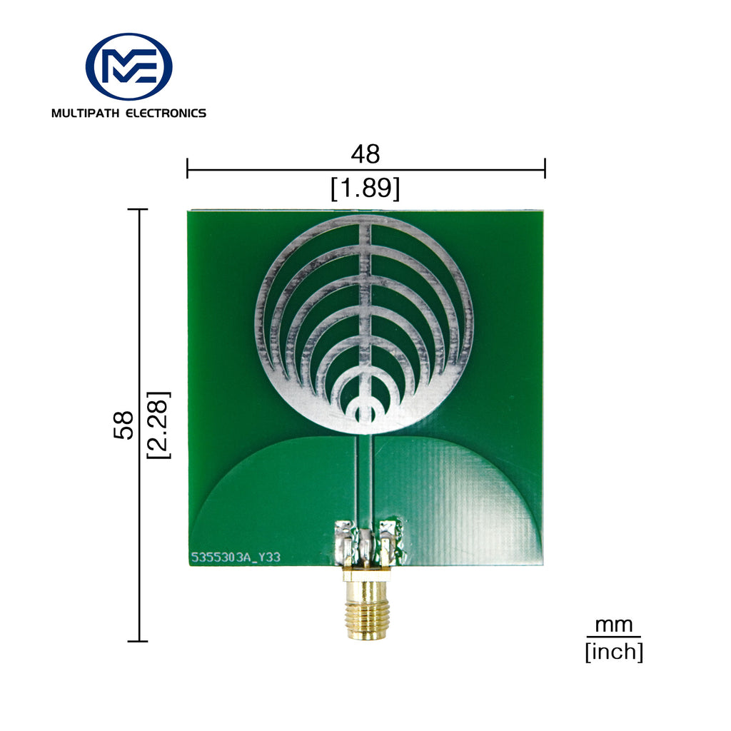 Ultra-Wideband (UWB) Antenna, 2.0 GHz - 10.5 GHz
