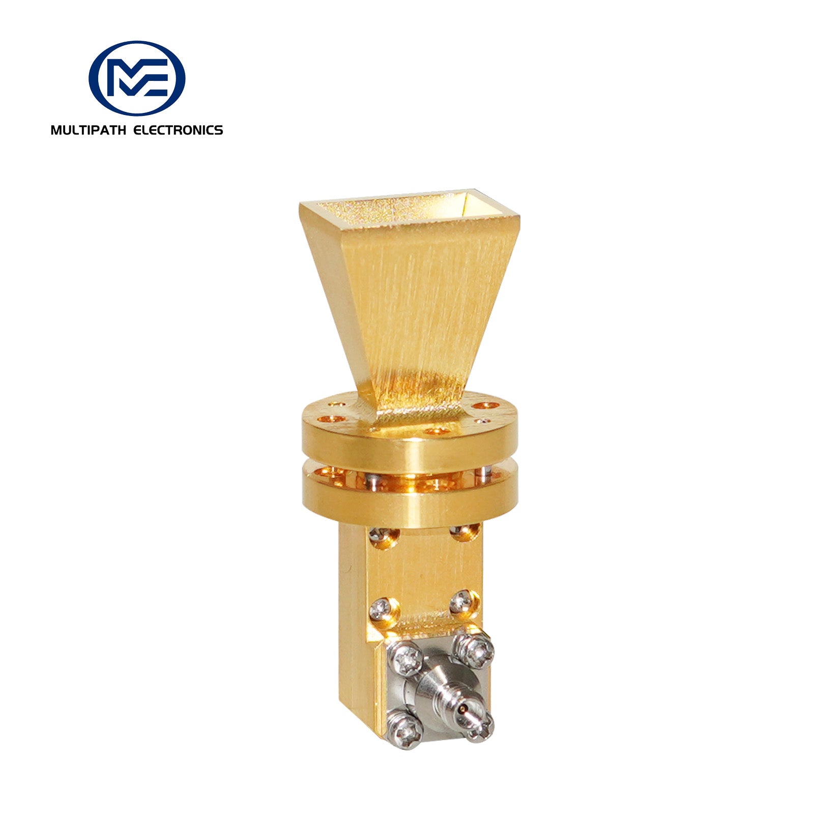 WR15 Standard-Hornantenne mit Hohlleiter-Koaxialadapter, 49,8-75,8 GHz, 10–20 dBi Nenngewinn, 1.0-F