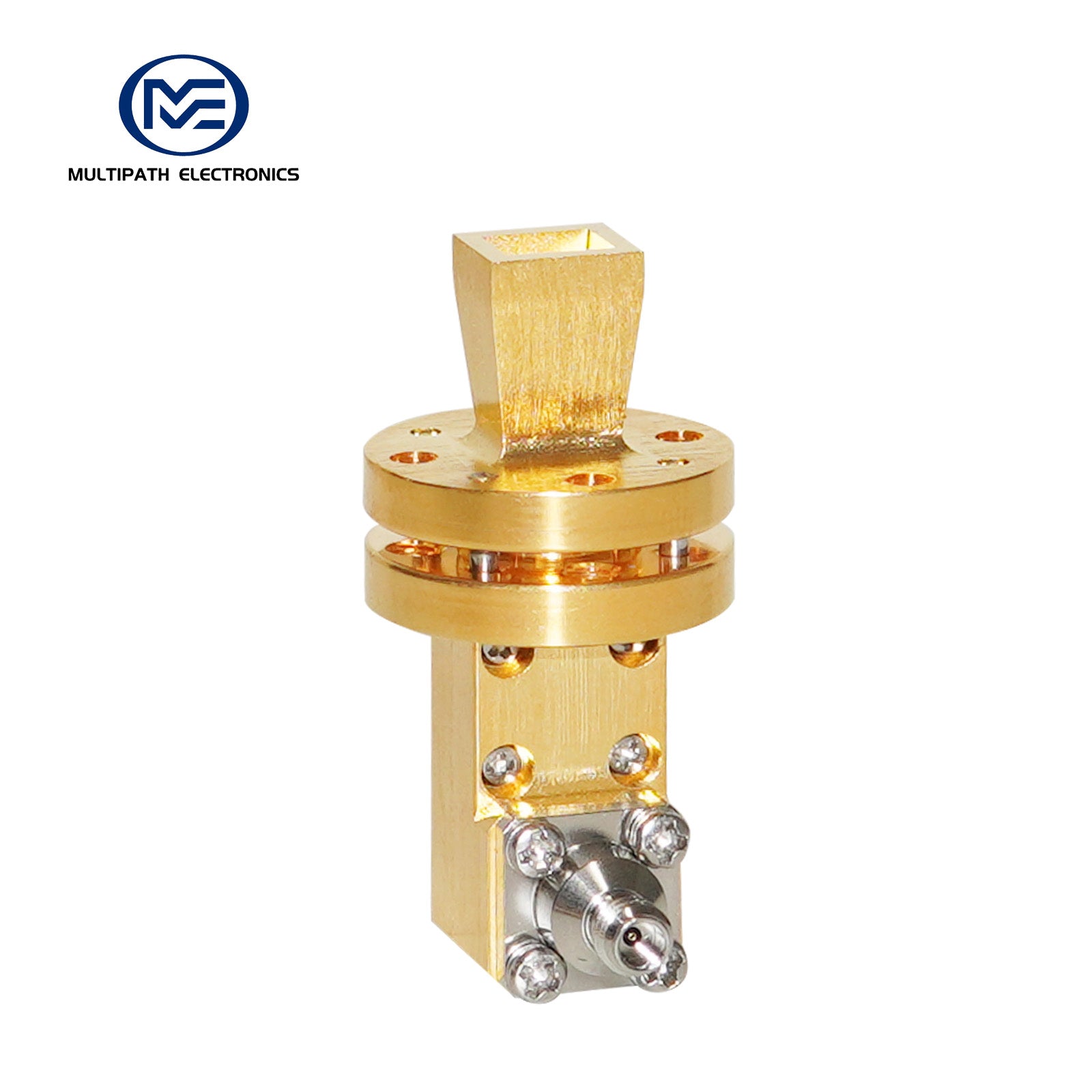 WR12 Standard-Hornantenne mit Hohlleiter-Koaxial-Adapter, 60.5-91.9 GHz, 10–20 dBi Nenngewinn, 1.0-F