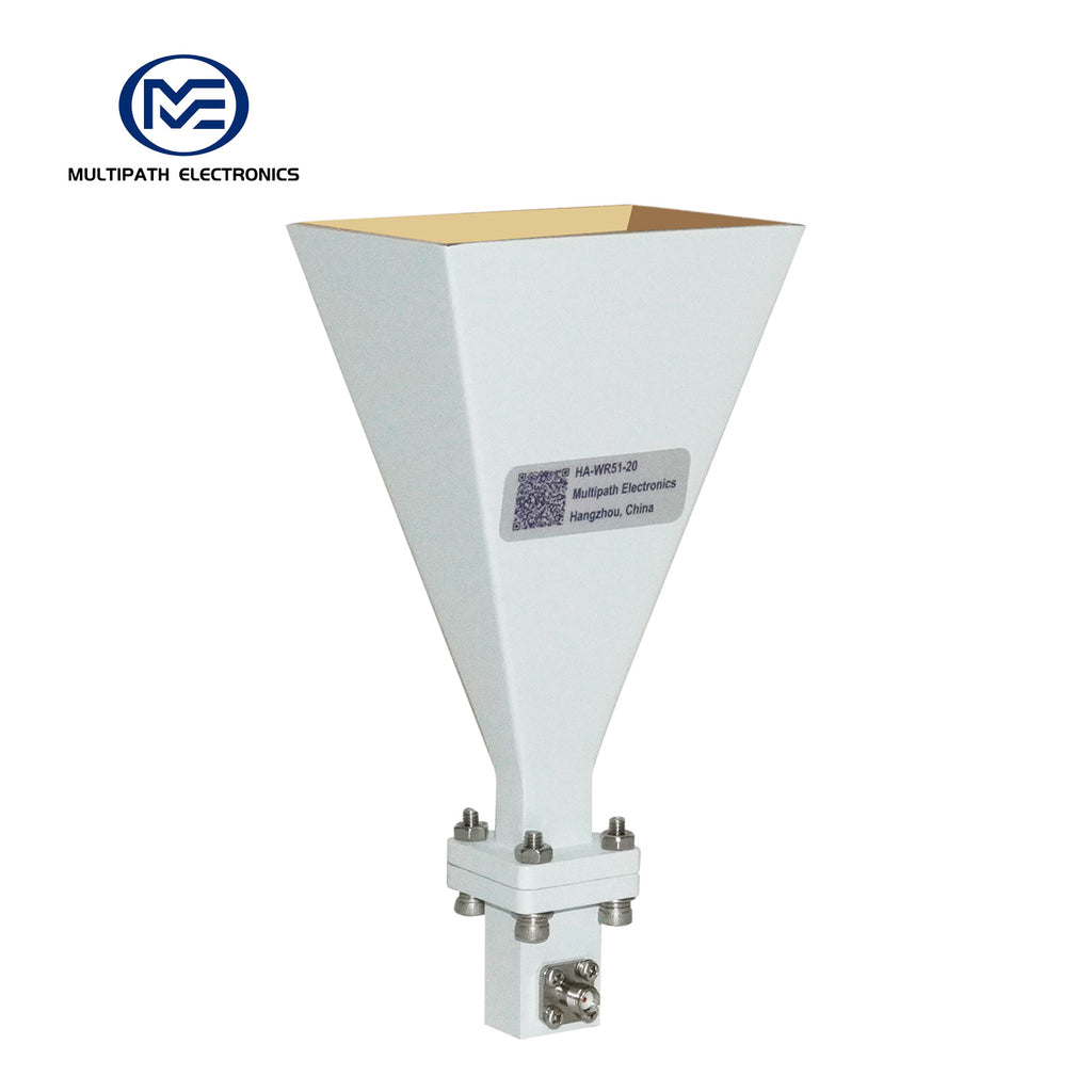 WR51 Standard-Gewinnhörner mit Hohlleiter-Koaxialadapter, 14,5-22,0 GHz, 10-20 dBi Nominalverstärkung, SMA-F