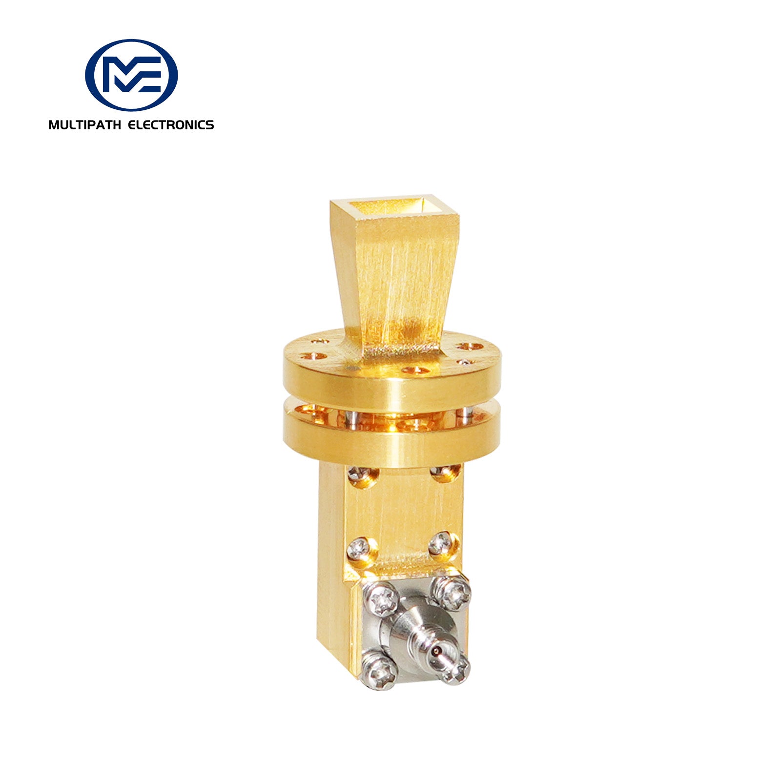 WR15 Standard-Hornantenne mit Hohlleiter-Koaxialadapter, 49,8-75,8 GHz, 10–20 dBi Nenngewinn, 1.0-F