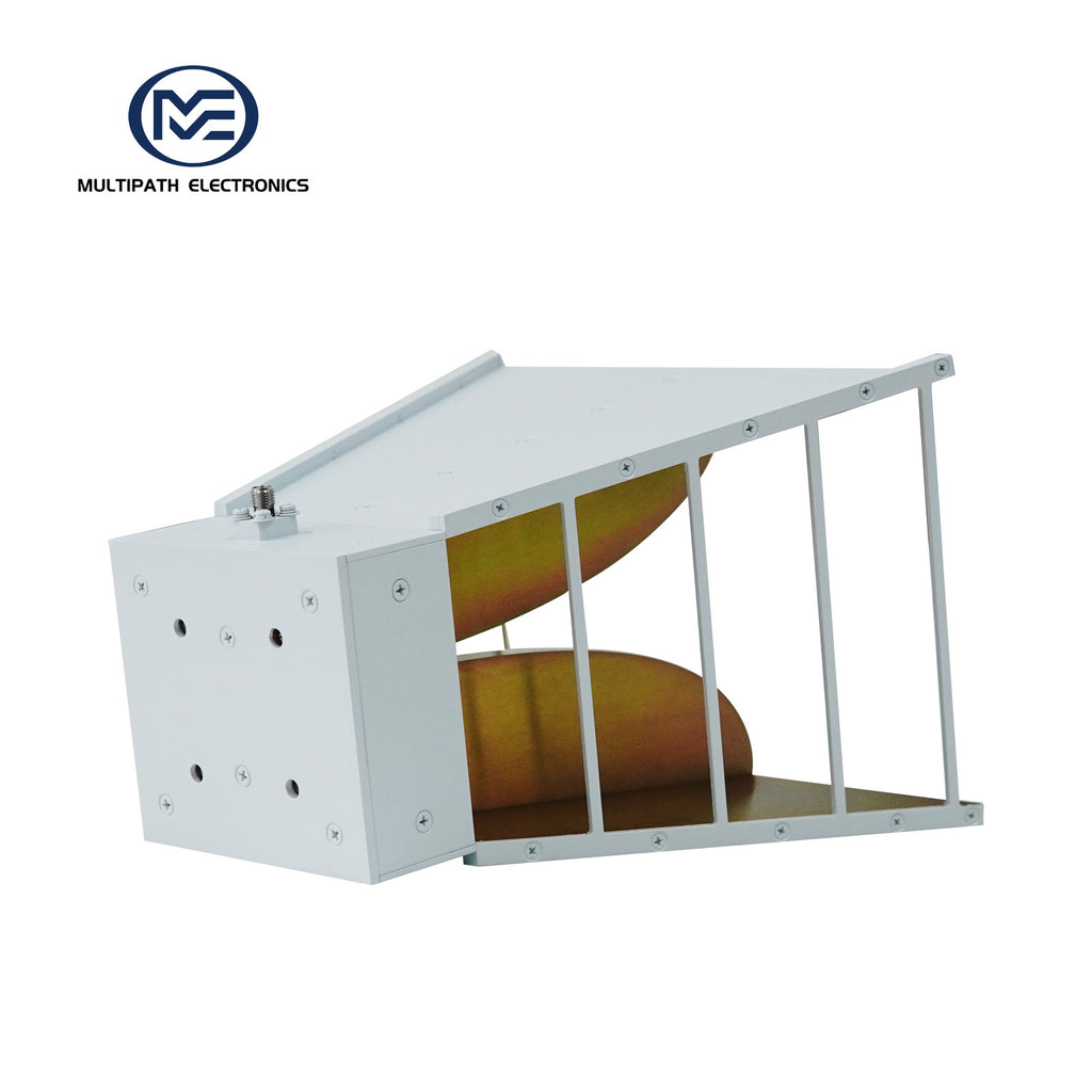 Broadband Horn Antenna, Single Polarized, 1 GHz to 18 GHz, 10 dBi, SMA Female