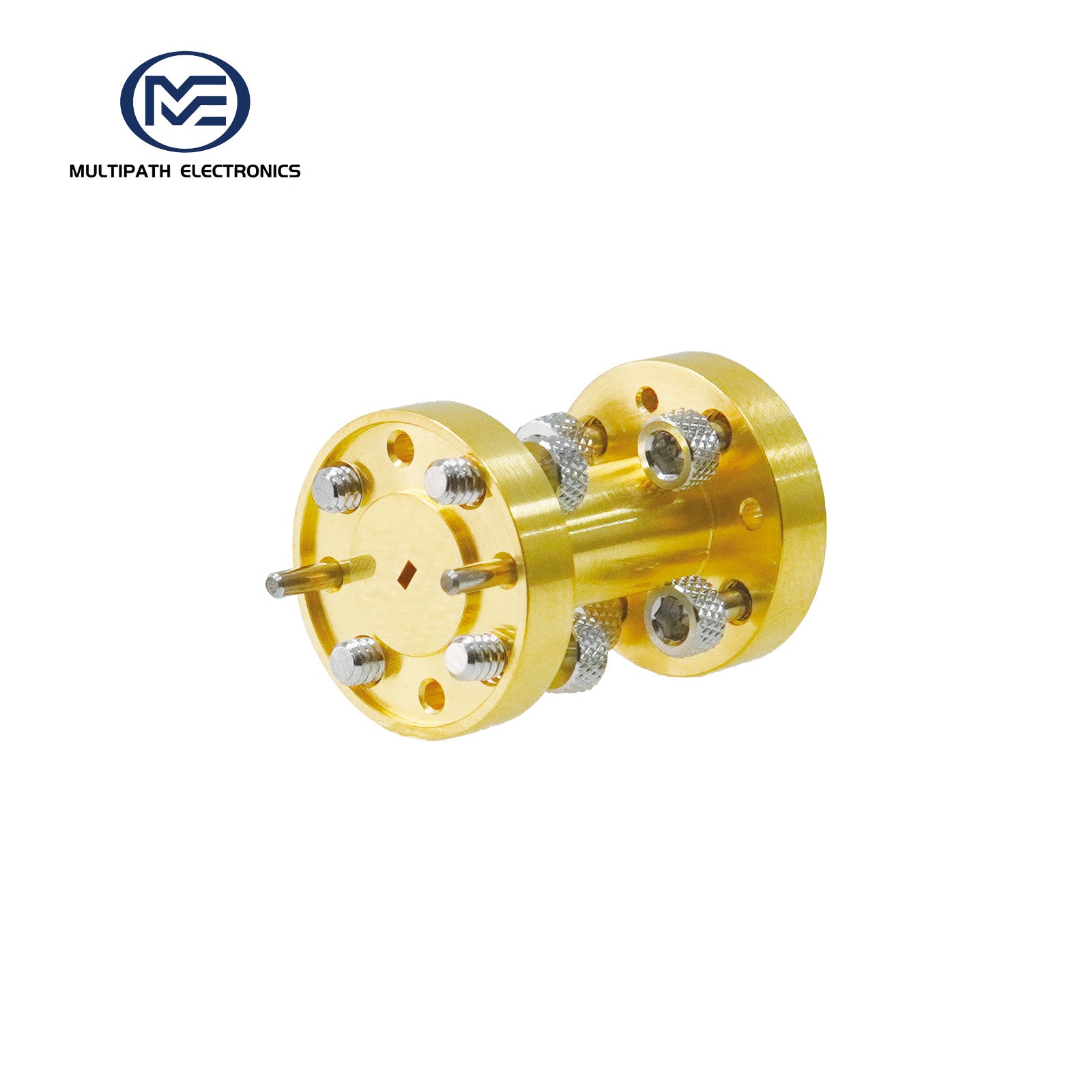 WR7 Waveguide Straight Section, 113-173 GHz, UG-387/U-M, Gold plating