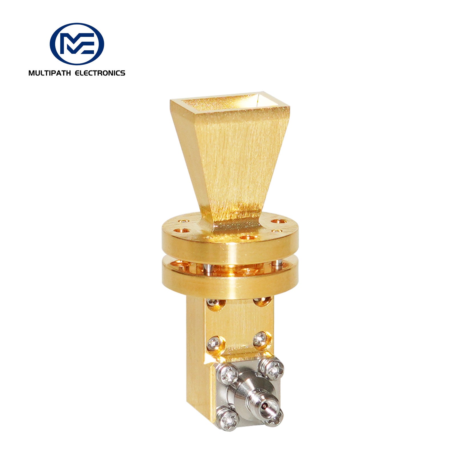 WR12 Standard-Hornantenne mit Hohlleiter-Koaxial-Adapter, 60.5-91.9 GHz, 10–20 dBi Nenngewinn, 1.0-F