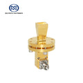 WR19 Standard Gain Horn Antenna with Waveguide-to-Coaxial Adapter, 39.2-59.6 GHz, 10–20 dBi Nominal Gain, 1.85-F