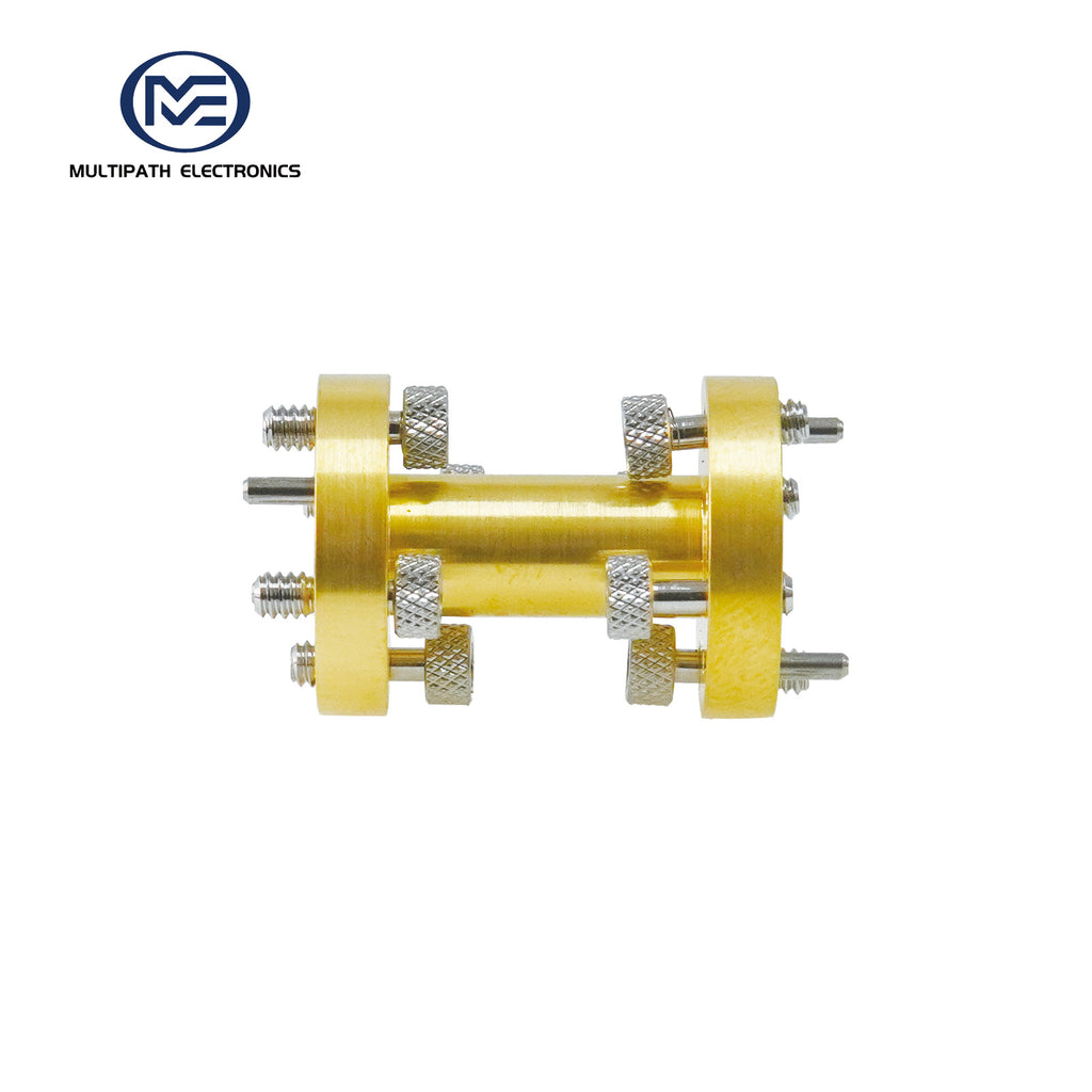 WR7 Waveguide Straight Section, 113-173 GHz, UG-387/U-M, Gold plating