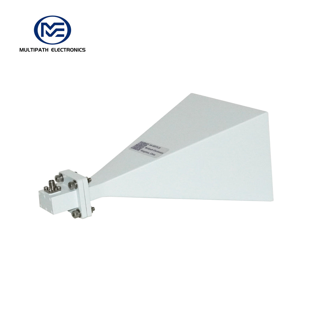 WR75 Standard-Hornantenne mit Hohlleiter-Koaxialadapter, 9,84-15,0 GHz, 10–20 dBi nominaler Gewinn, SMA-F