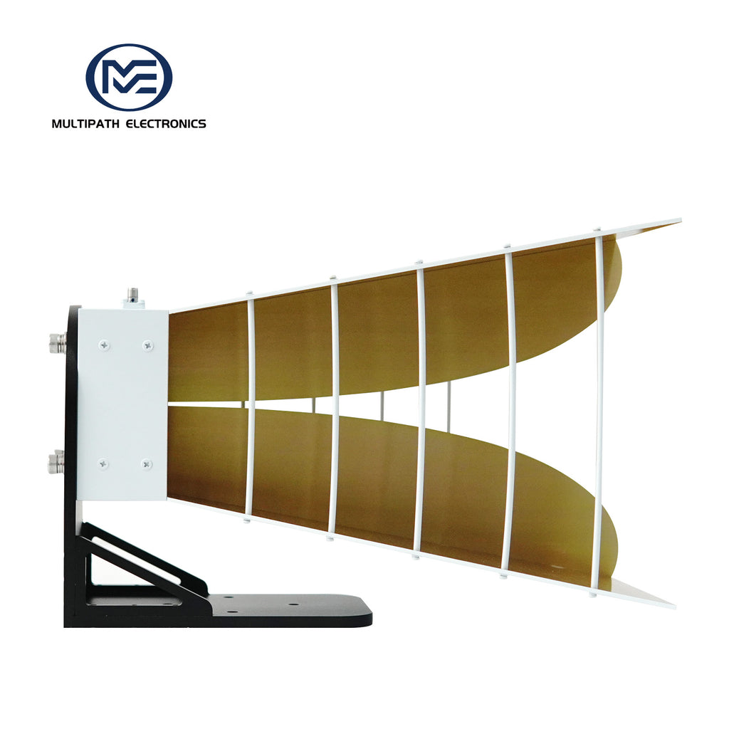 Broadband Horn Antenna, Single Polarized, 0.8 GHz to 12 GHz, 16 dBi, SMA Female
