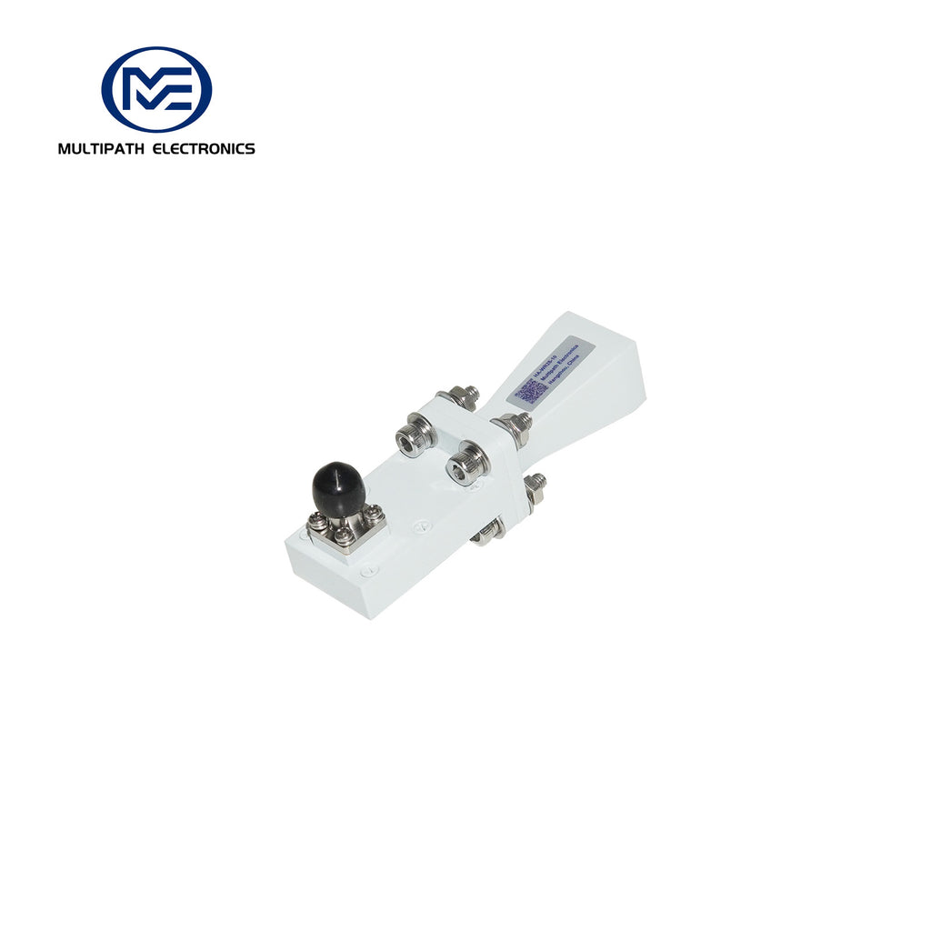 WR28 Standard Gain Horn Antenna with Waveguide-to-Coaxial Adapter, 26.5-40.0 GHz, 10–20 dBi Nominal Gain, 2.4-