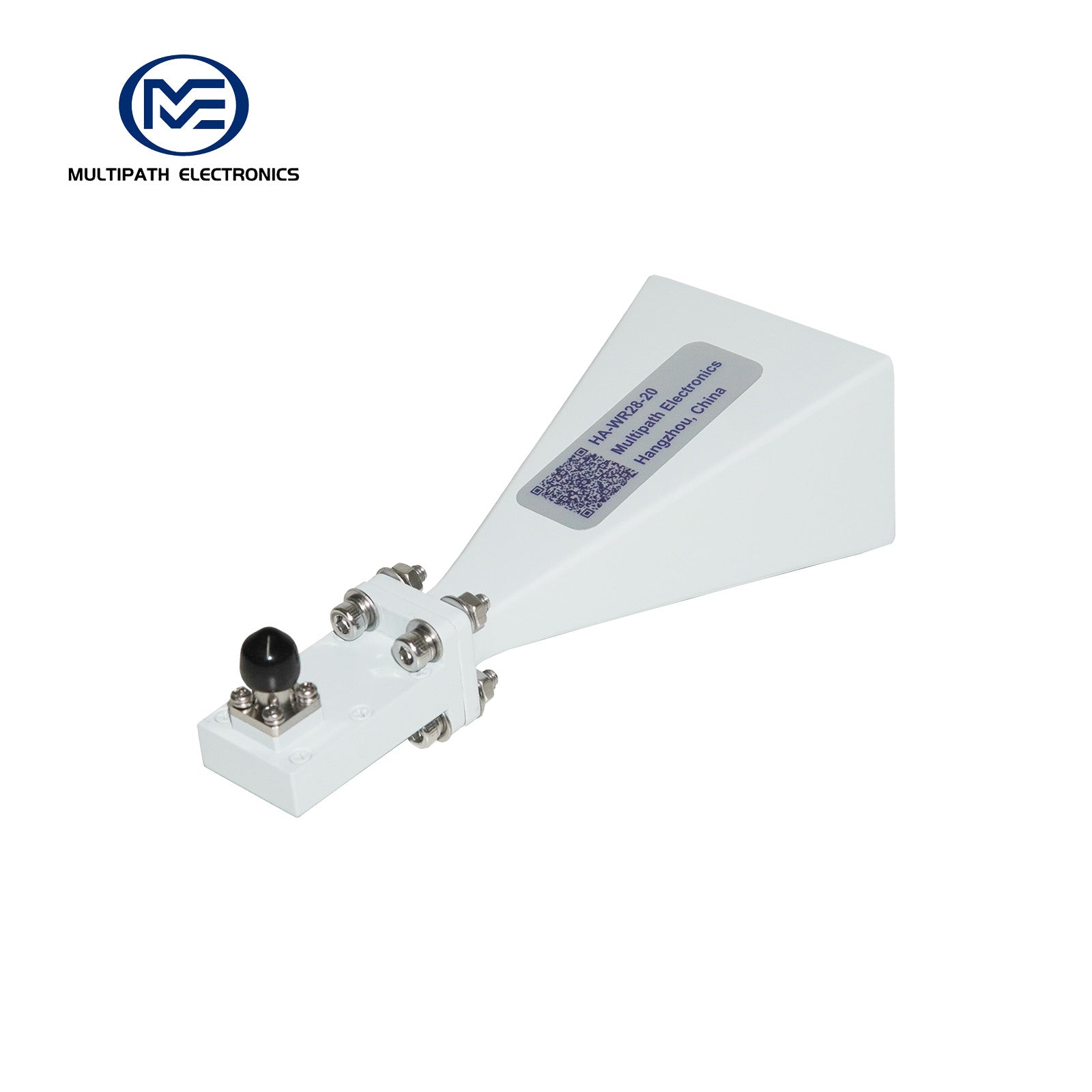 WR28 Standard Gain Horn Antenna with Waveguide-to-Coaxial Adapter, 26.5-40.0 GHz, 10–20 dBi Nominal Gain, 2.4-