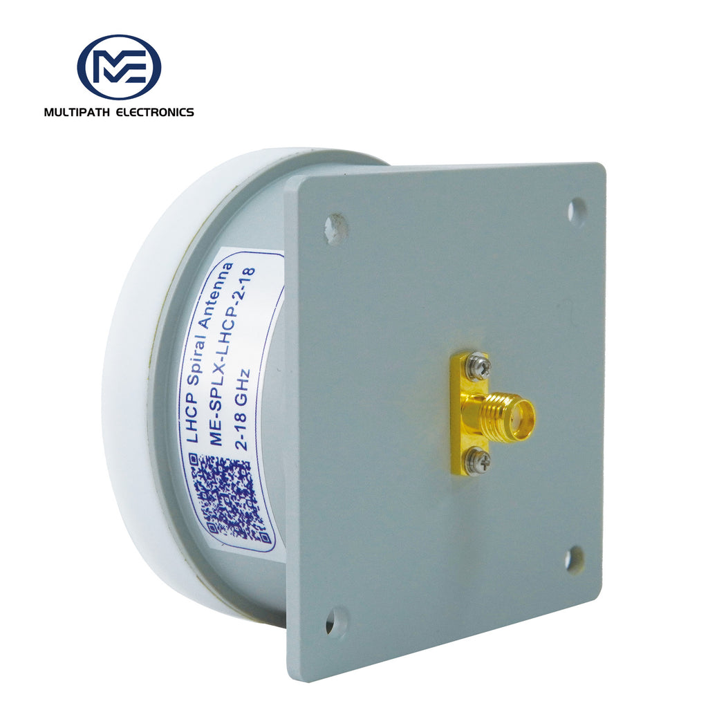 Left-hand Circularly Polarized Antenna, 2-18 GHz